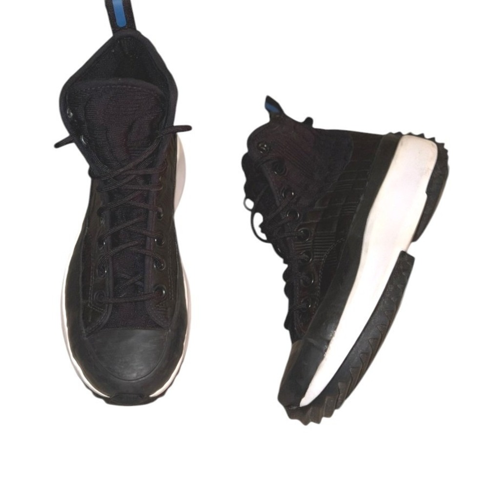 Converse Run Star Quited High Top Platform‎ w Blue Star W 9 M 7.5
